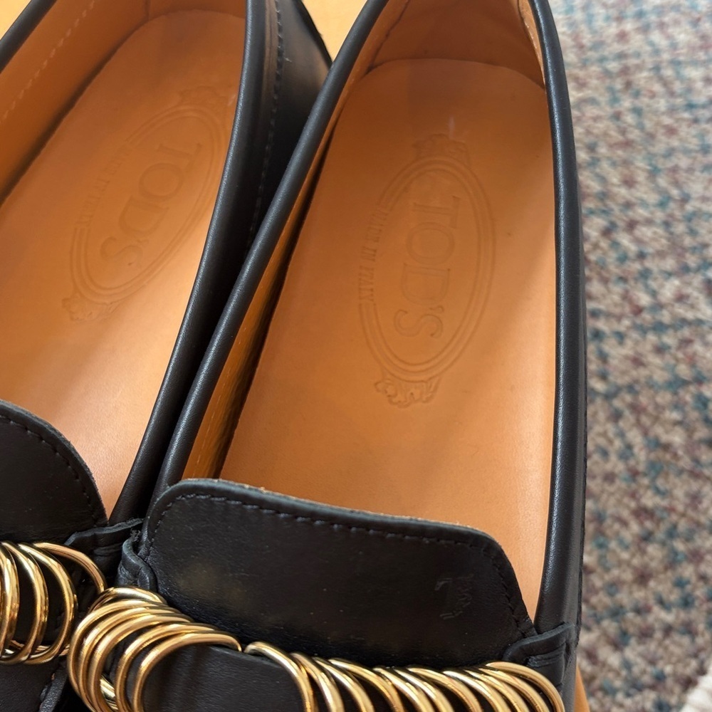 TOD'S
Gommino Cavillon Leather Rings Driver Loafers size 38 - Picture 11 of 13